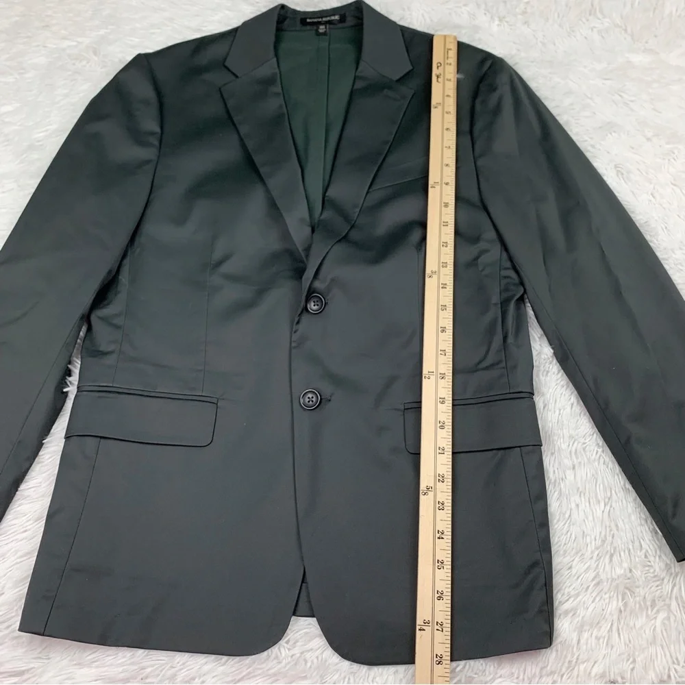 Banana‎ Republic Mens 38S tailored fit 2 button chino blazer sport coat grey